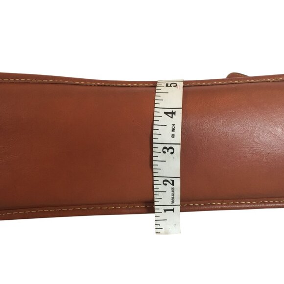 VTG Dooney & Bourke Womens Olive Green All-Weather Leather Messenger Bag - Picture 5 of 14